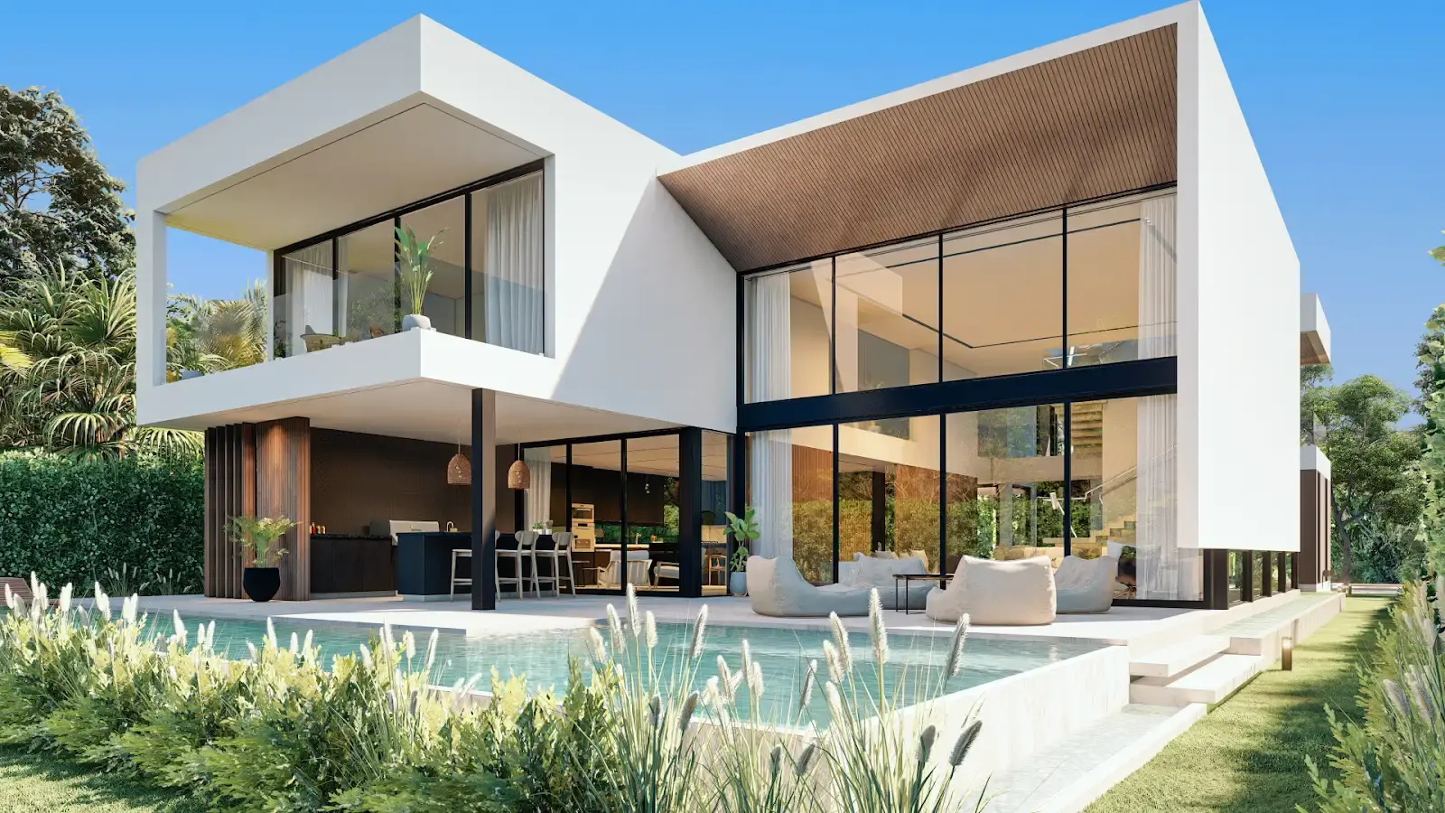 24 SW 24th Road - Pool terrace rendering